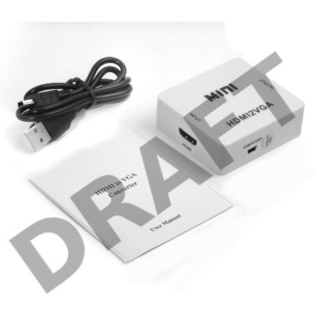 Мультимедиа professional конвертер Greenconnect HDMI > VGA серия Greenline Greenconnect Мультимедиа professional конвертер HDMI > VGA серия Greenline