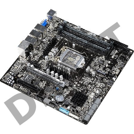 Материнская плата WS C246M PRO/SE /LGA-1151,MATX,4DIMM,3PCIE RTL {5}