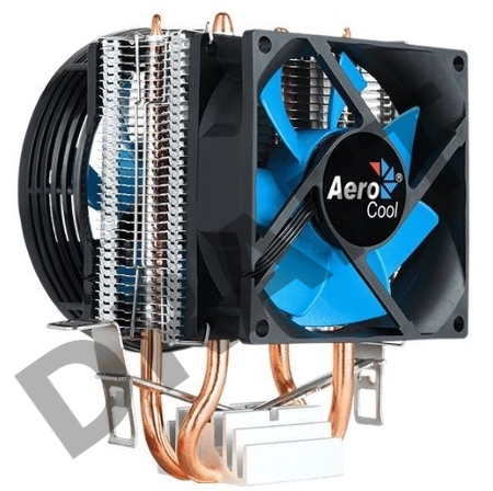 Кулер Aerocool Verkho 2 Dual Soc-FM2+/AM2+/AM3+/AM4/1150/1151/1155/2011/ 4-pin 15-25dB Al+Cu 120W 370gr Ret