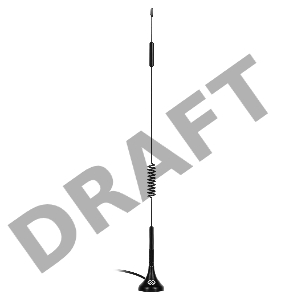 Антенна Digma BIO-G507-BK(TS-9) 3м многодиапазонная черный