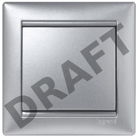 Рамка 1-м Valena алюм. Leg 770151