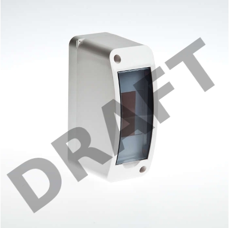 Бокс ОП Тусо 2мод. IP40 бел. /прозр. двер. Рувинил 68302