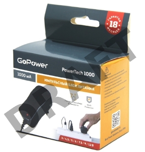 Блок питания GoPower PowerTech 1000 универсальн. импульсный (1/100)