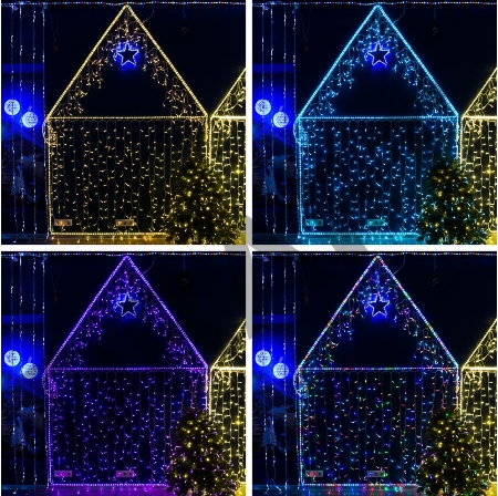 Контроллер с радиопультом для RGB-гирлянд