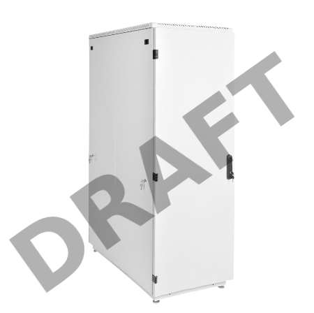 Шкаф коммутационный ЦМО ШТК-М-42.8.10-3ААА 42U 800x1000мм пер.дв.металл задн.дв.стал.лист 2 бок.пан. 500кг серый