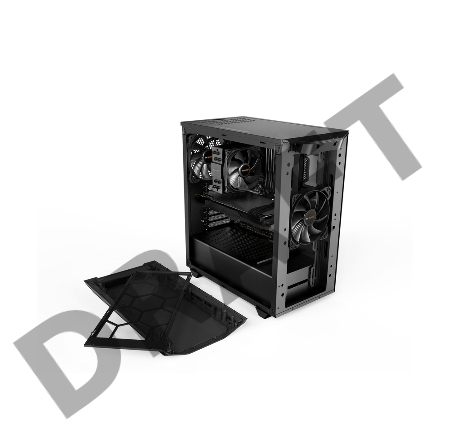 Корпус be quiet! PURE BASE 500 BLACK WINDOW / ATX, tempered glass side panel / 2x Pure Wings 2 140mm / BGW34