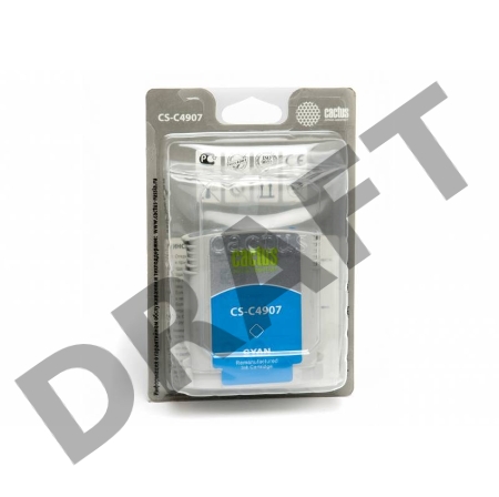 Картридж струйный Cactus CS-C4907 голубой для №940 HP OfficeJet PRO 8000/8500 (30ml)