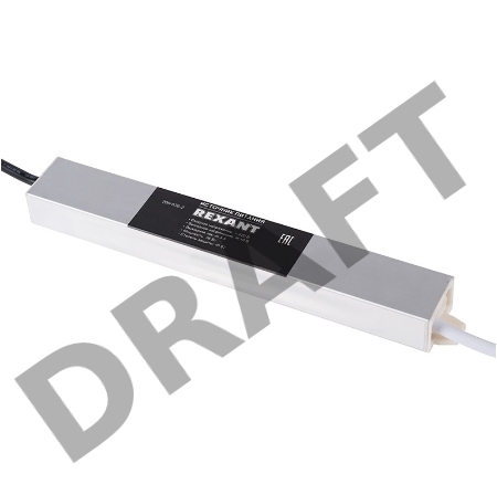 Источник питания 110-220 V AC/12 V DC 3 А 36 W с проводами влагозащищенный (IP67)