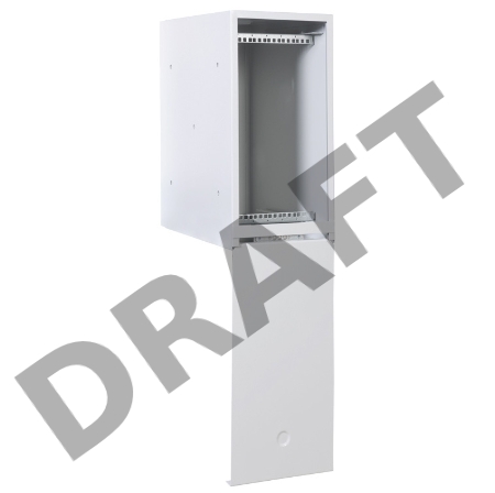 Шкаф антивандальный телекоммуникационный настенный 9Uпенального типа (600*500), [ ШРН-А-9.500 ]