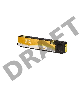 Струйный картридж Sakura CN628AE (№971XL Yellow) для HP, желтый, 110 мл., 7000 к.