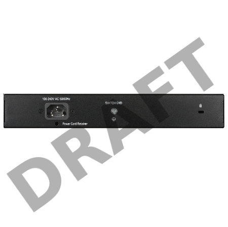 Коммутатор D-Link DGS-1010MP/A1A, L2 Unmanaged Switch with 9 10/100/1000Base-T ports  and 1 1000Base-X SFP  ports(8 PoE ports 802.3af/802.3at (30 W), PoE Budget 125 W)