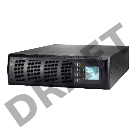 Источник бесперебойного питания CROWN On-Line CMUOA-300X-10K 10000VA/9000W, корпус металл, TOWER&RACK, 3U+3U, АКБ 16*12V/7AH, PF-0.9, AVR 110-300V, порт USB+RS-232, EPO, розетки - клемная колодка (Ph+N+GND), входной кабель 2,5 м, вентилятор охлаждения, ав