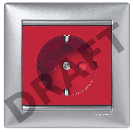 Рамка 1-м Valena алюм. Leg 770151