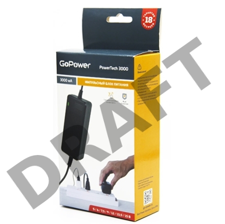 Блок питания GoPower PowerTech 3000 универсальн. импульсный (1/40)