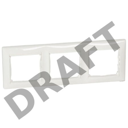 Рамка 3-м Valena горизонт. бел. (DIY-упак.) Leg 694242