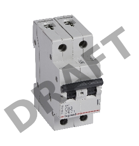 Выключатель автоматический модульный 2п C 63А 4.5кА RX3 Leg 419703