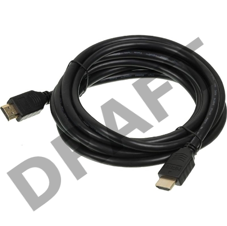 Кабель аудио-видео Buro 2.0 HDMI (m)/HDMI (m) 3м. Позолоченные контакты черный (HDMI 2.0 BHP)