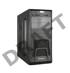 Корпус Miditower Exegate EX278390RUS Exegate CP-603 Black, ATX, <CP350W, 80mm>, 2*USB+2*USB3.0, Audio