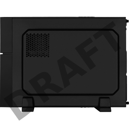 Корпус Aerocool Playa Slim черный mATX 1x80mm 2xUSB3.0 audio bott PSU