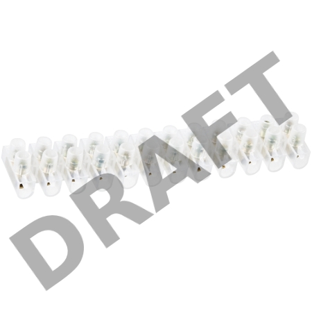 Колодка клеммная 4х12кв.мм 12пар NTB-UPE-S12-15/WH полиэтилен бел. Navigator 71004