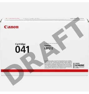 Тонер-картридж Canon Cartridge 041 (0452C002) черный, 10000 стр., для LBP312x