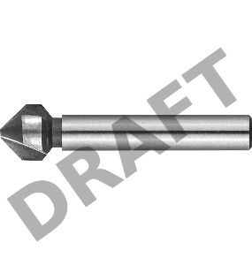Зенкер ЗУБР 29730-6  ЭКСПЕРТ конусный стальP6M5 d12.4х56мм d8мм для раззенковки М6