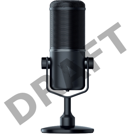 Микрофон RAZER Seiren Elite,  черный [rz19-02280100-r3m1]