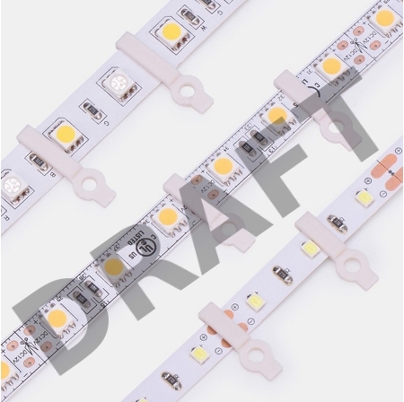 Монтажная клипса для светодиодной ленты шириной 8 мм с влагозащитой LAMPER