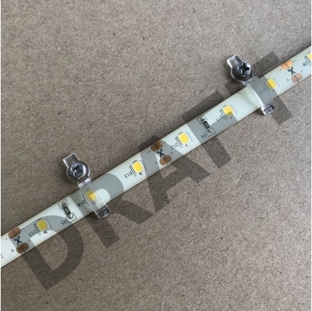 Монтажная клипса для светодиодной ленты шириной 8 мм с влагозащитой LAMPER