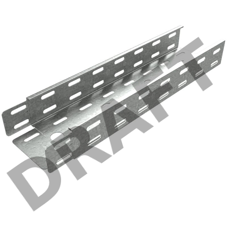 Лоток листовой перфорированный 50х50 L3000 сталь 0.55мм LP50х50х0.55 