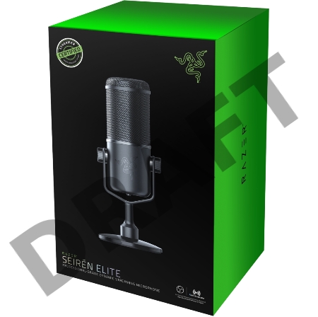 Микрофон RAZER Seiren Elite,  черный [rz19-02280100-r3m1]