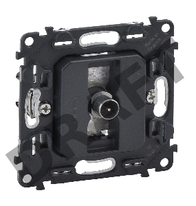 Розетка ТВ проходная 1, 5дБ/14дБ 0-2400 МГц.