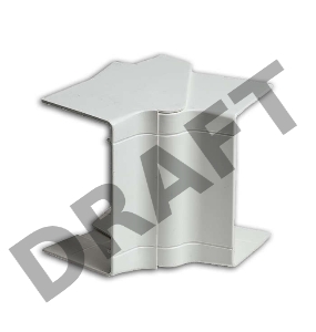 Угол внутренний 100х60/40 разводной бел. Рувинил УВН-100х60