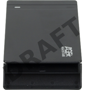 Внешний корпус для HDD AgeStar 3UB2P3 SATA III пластик черный 2.5
