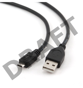 Кабель USB 2.0 Pro Cablexpert CCP-mUSB2-AMBM-10, AM/microBM 5P, 3м, экран, черный, пакет