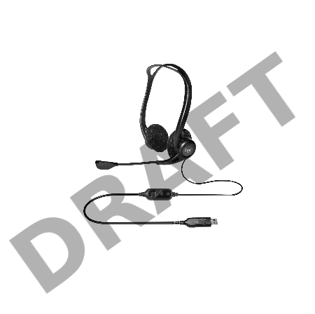 Наушники с микрофоном Logitech 960 черный 2.4м накладные оголовье (981-000100)