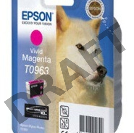 Картридж струйный Epson T096340 C13T09634010 пурпурный для Epson St R2880 (11мл)