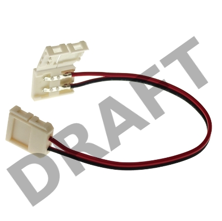 Коннектор соединительный (2 разъема) для одноцветных светодиодных лент шириной 10 мм, длина 15 см LAMPER