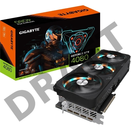 Видеокарта Gigabyte GV-N4080GAMING OC-16GD GDDR6X 2535/22400 HDMIx1 DPx3 HDCP