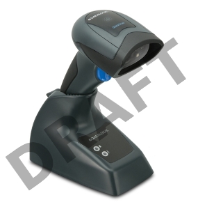 Сканер штрихкода Datalogic QuickScan QBT2430, Bluetooth, Kit, USB, 2D Imager, Black (Kit inc. Imager, Base Station and USB Cable.)