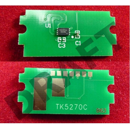Чип для Kyocera Ecosys P6230cdn/M6230cidn/M6630cidn (TK-5270C) Cyan 6K ELP Imaging®