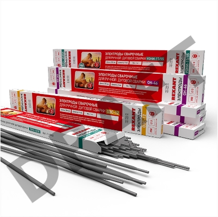Электрод REXANT УОНИ-13/55, 350 мм/3 мм, пачка 1 кг