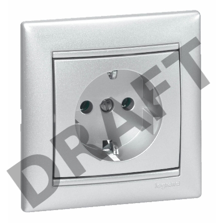 Рамка 1-м Valena алюм. Leg 770151