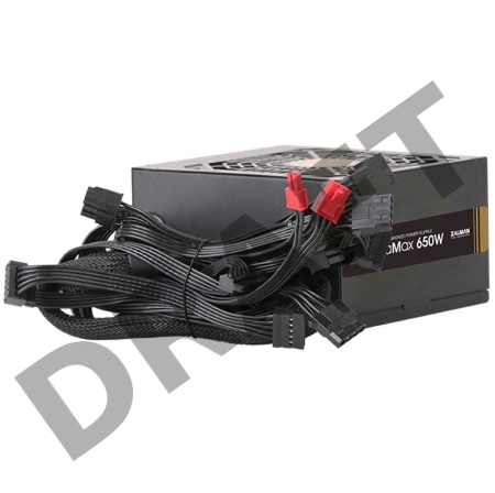 Блок питания Zalman ZM650-GVII, 650W, ATX12V v2.31, EPS, APFC, 12cm Fan, 80+ Bronze, Retail