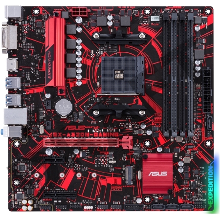 Материнская плата ASUS AMD A320 sAM4 Socket for AMD mATX