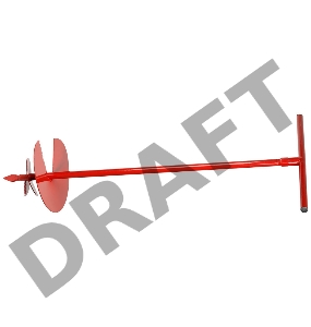 Бур NN ink. 39491-250  садовый ручной диаметр 250мм