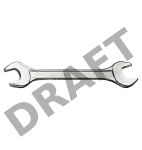 Ключ рожковый SPARTA 144305 (6 / 7 мм)  хромированный