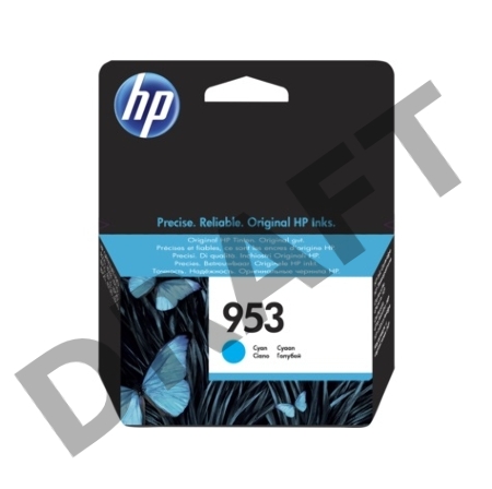 Картридж струйный HP 953 F6U12AE голубой для HP OJP 8710/8715/8720/8730/8210/8725 (700стр.)