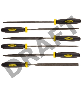 Набор STAYER Надфили с двухкомпонентной ручкой, 100мм, 6шт (16010-H6_z01)