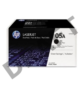 Тонер-картридж комплект HP CE505D черный для LJ P2055/P2035/P2050 (2 упак. х 2300 стр.)
